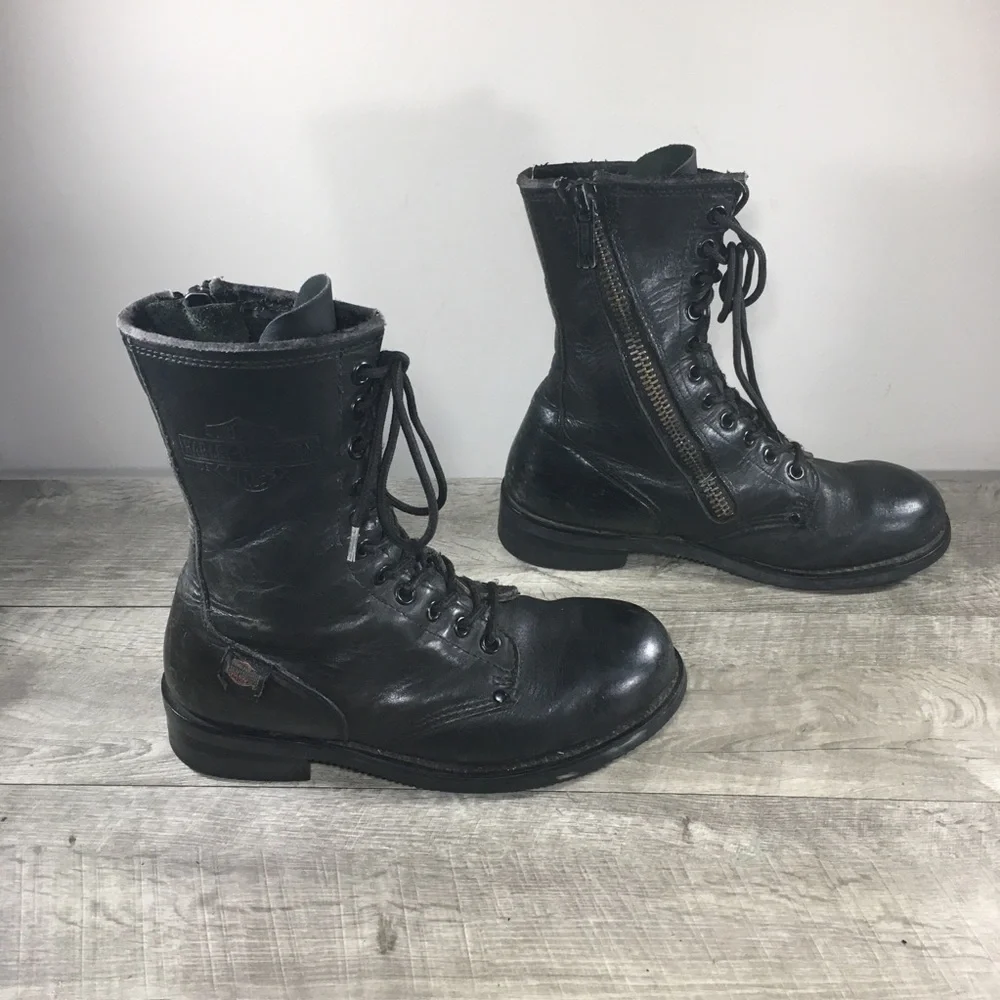 Harley-Davidson Motorcycle 98424 Street Trooper Riding Biker Mens Combat Boots 9